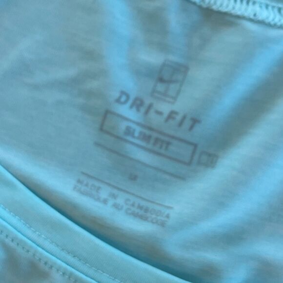 Nike Dri-Fit Court Advantage Tennis Dress Size 1X Plus Light Blue Mini - Picture 10 of 12